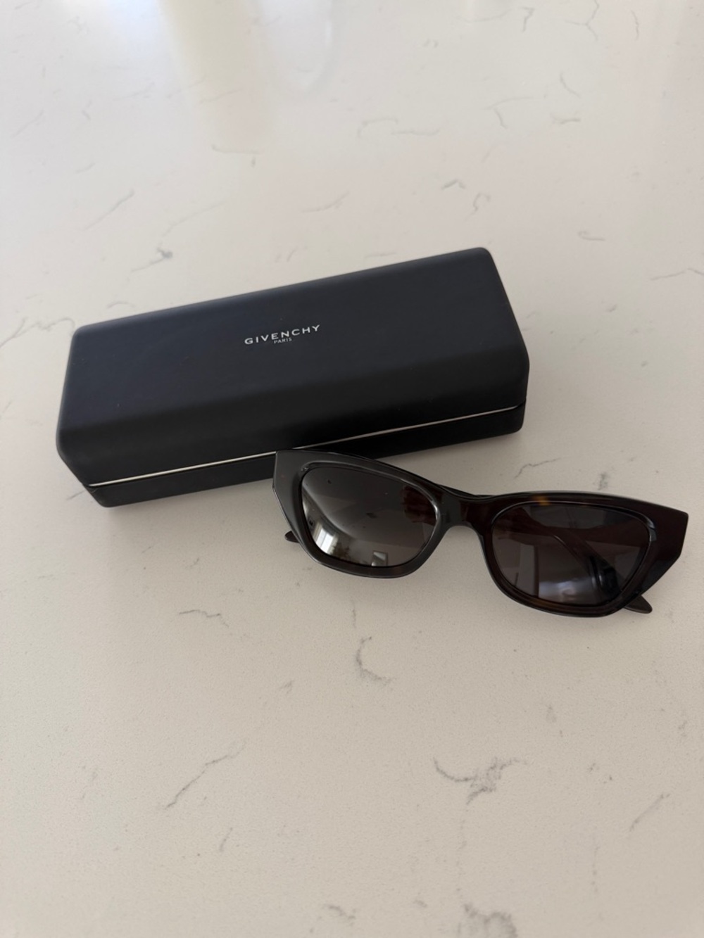 Givenchy Dark Tortoise Cat-Eye Sunglasses